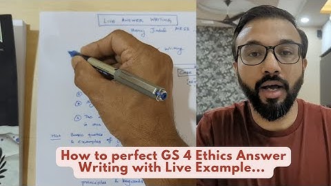 Live Ethics GS 4 Answer Writing for UPSC by Manuj Jindal IAS AIR 53 #ias #upsc #aspirants #upsc2023