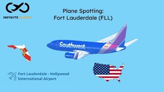 Infinite Flight: 19 Minutes of Plane Spotting at Fort Lauderdale-Hollywood Airport (KFLL/FLL)