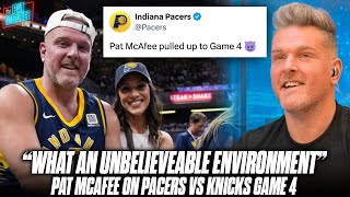 Pat McAfee Was Courtside When Pacers DOMINATED The Knicks For Game 4?