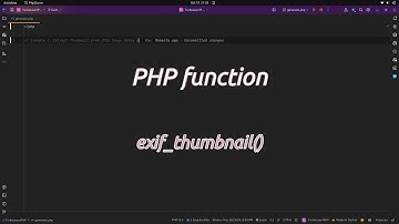 EXIF_THUMBNAIL Secrets Revealed - The Fastest Way to Get Image Thumbnails in PHP!