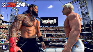 Wwe 2K24 - Cody Rhodes Vs Roman Reigns - Wrestlemania 31 Daytime