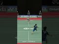 Epic rally, stunning block #shorts #badminton #BWF