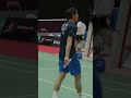 Epic rally, stunning block #shorts #badminton #BWF