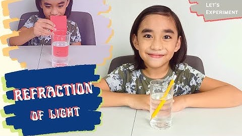 Refraction of Light Experiment / Bending Pencil, Reversing Arrows, Disappearing Coin