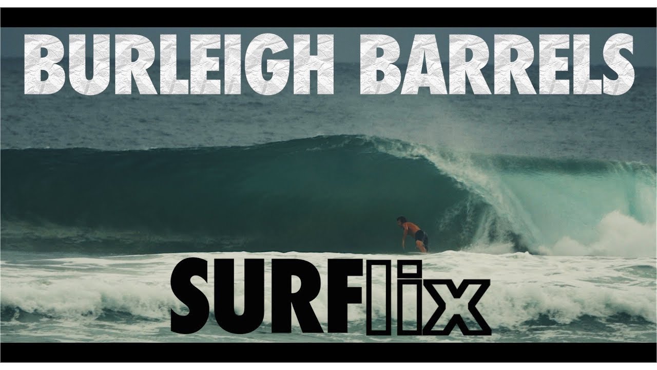 BURLEIGH HEADS BARRELS SURFING GOLD COAST QUEENSLAND AUSTRALIA 2018