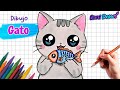 Cómo dibujar un GATO adorable paso a paso ????✨