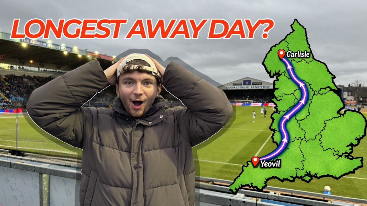 I went to the LONGEST AWAY DAY in the UK and you'll never guess what happened...