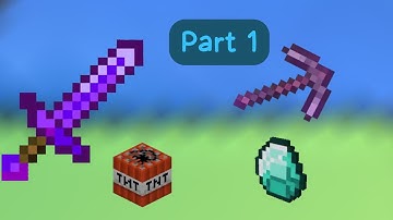 Minecraft RANDOM ITEM skyblock part 1