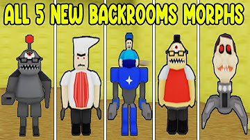 UPDATE - How To Find ALL 5 NEW BACKROOMS MORPHS in Find The Backrooms Morphs