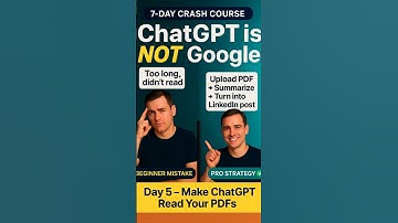 This ChatGPT Trick Will Save You HOURS – Upload Files & Get Instant Summaries! #productivityhacks