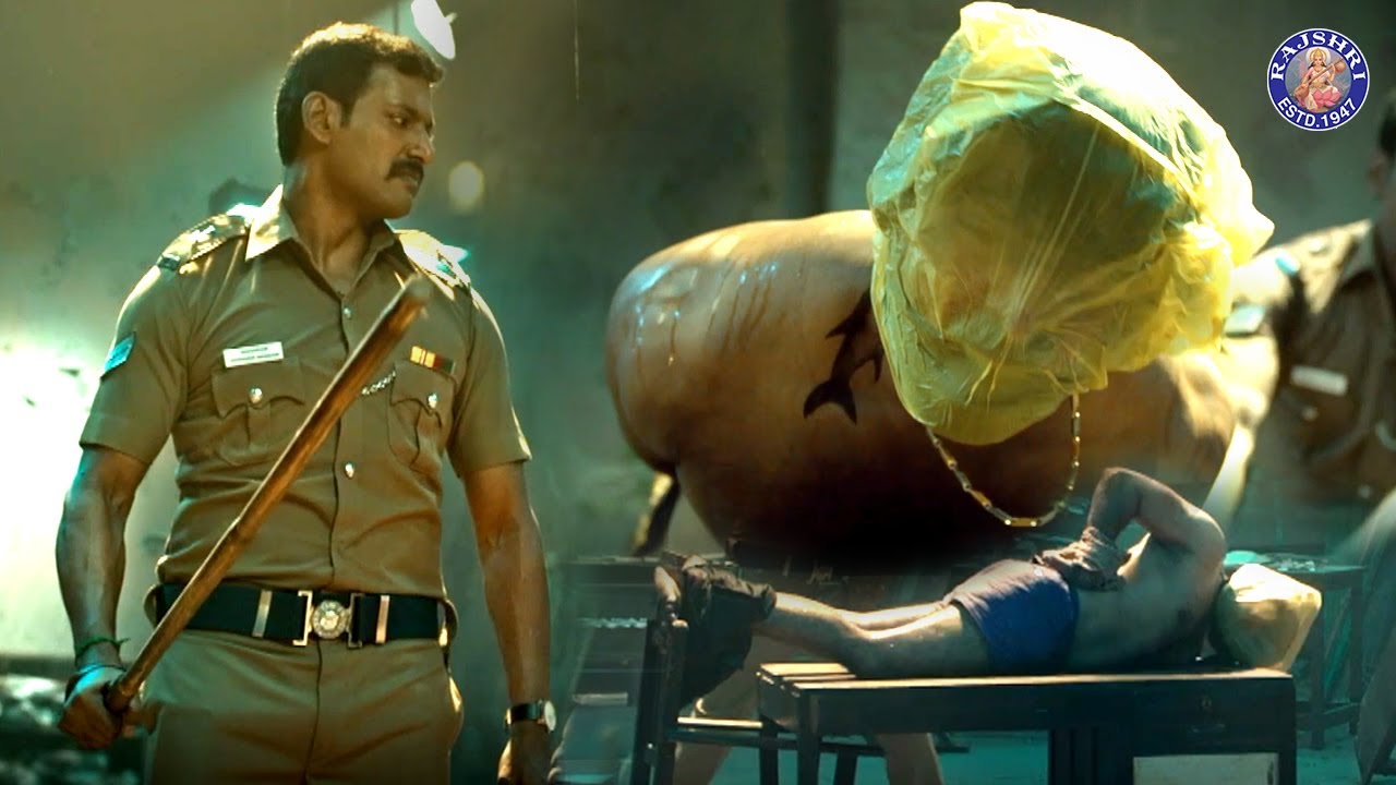 लाठी से उसके हाथ-पैर तोड़ दो | Vishal Action Scene Hindi Dubbed | Laththi Charge | Sunaina