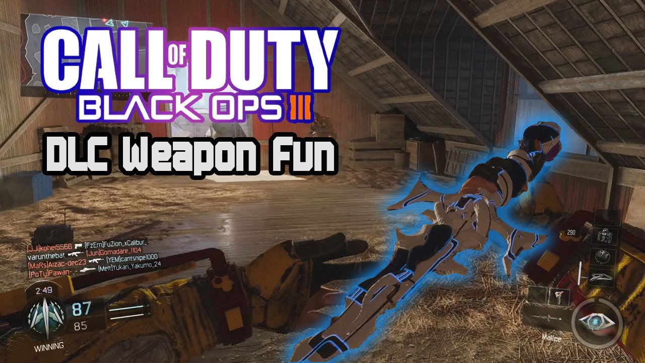 Call Of Duty : Black Ops 3 - Malice DLC Weapon Fun! (Wrench vs Malice, Sleepy Calibur, Fails)