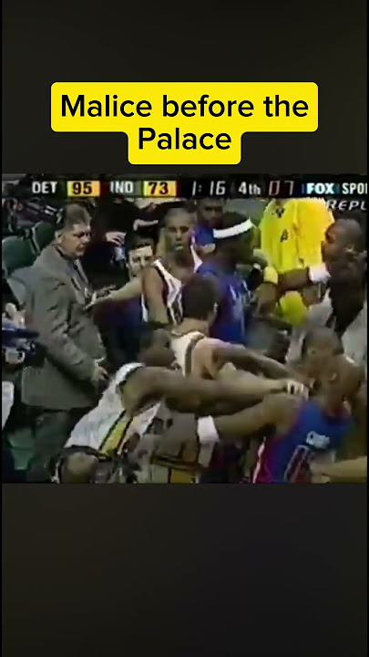 EARLY 2000s was the GANGSTA era 👊👊 infamous malice at the palace ended it all Pacers vs Pistons