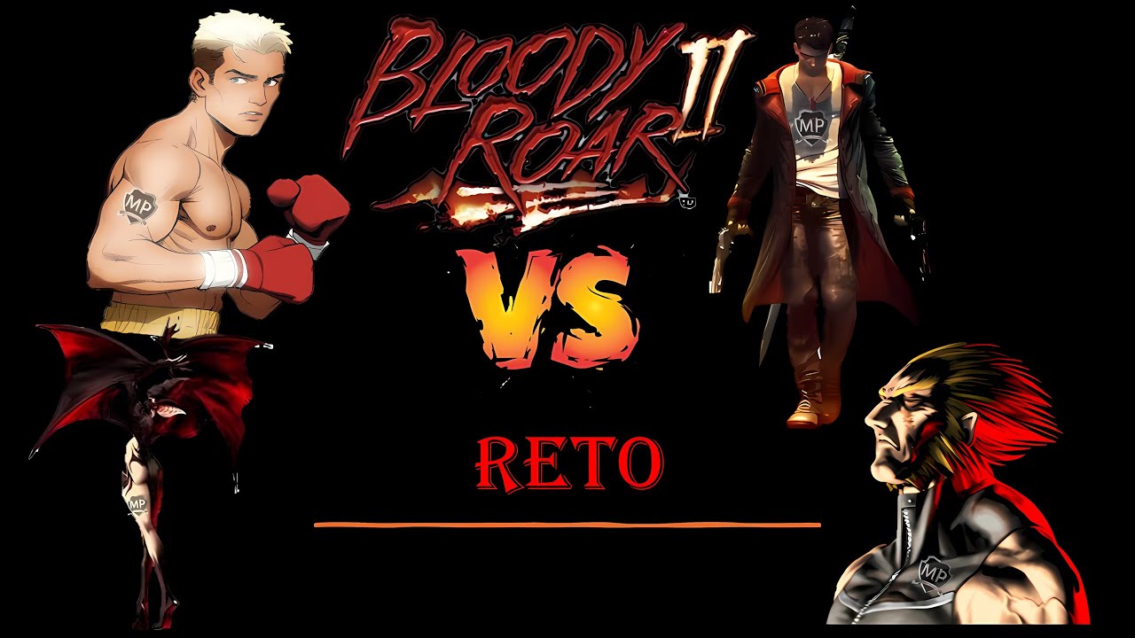 Bloody Roar 2 -GamePlay- Español- ElMeroPawer Vs Dante-ACP Mode-16 9-4k