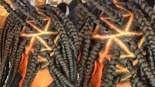 Summer 17 🔥Triangle Parts Box Braid Tutorial
