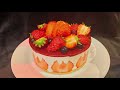 How To make Mixed Berry Rare Cheese Cake.#ကိတ်မုန့်လုပ်နည်း။ミックスベリーレアチーズケーキ 作り方。