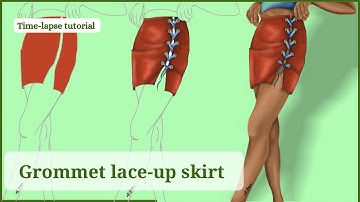 Digital illustration on Mobile App \\ fashion illustration on Procreate Pocket