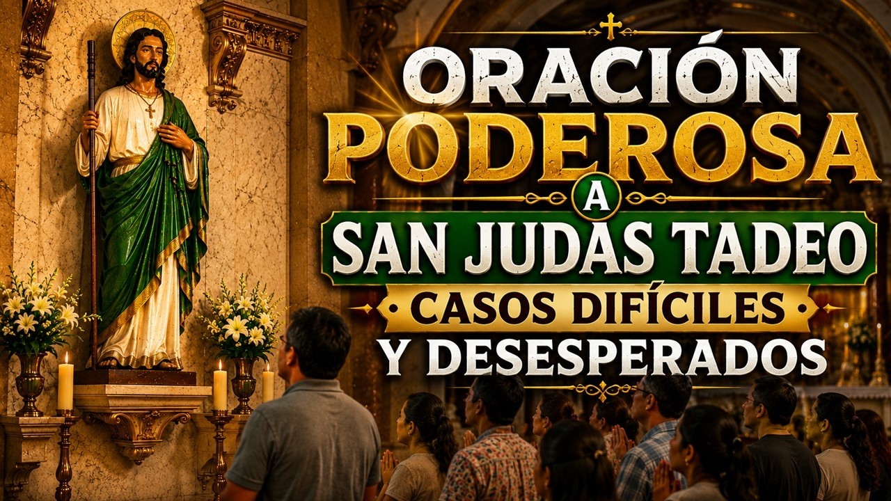 ORACION PODEROSA A SAN JUDAS TADEO PARA RECIBIR UN MILAGRO URGENTE # ...