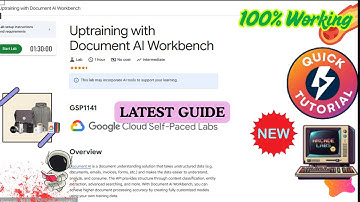 Uptraining with Document AI Workbench #GSP1141 #qwiklabs #arcade