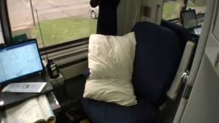 'like' us on facebook! http://www.facebook.com/allaboardproductions
this is the amtrak viewliner bedroom accommodations as seen lake shore
limited tha...