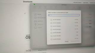 I installed XCode 14.0 and couldn't use older simulator for ios 15.4. Download  & install older 13.4