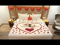 anniversary room decoration ideas simple | romantic decoration for bedroom | romantic decoration ❤