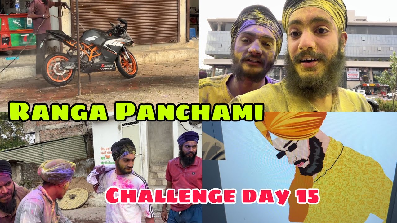 CHALLENGE #day15 [ RANG PANCHAMI ] KAKU KI POWER DEKHO 😅😂 - YouTube