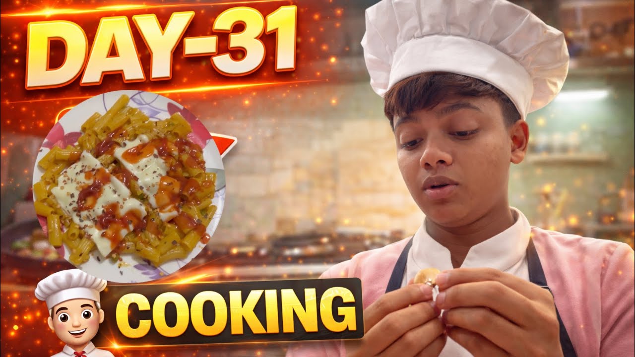 Maine ajj first time khana banaya 🙁……..