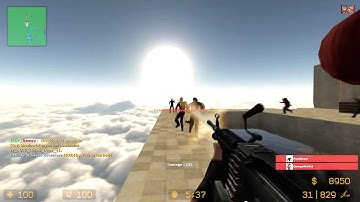 Counter Strike Source Zombie Escape mod online gameplay on Grand Boat Escape map