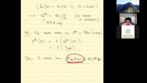 Bhargav Bhatt - p-adic cohomology theories via stacks