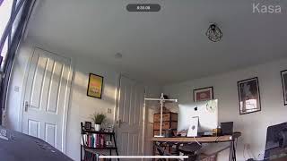 TP-Link Kasa Spot (KC105) sample footage - night vision and daytime recording