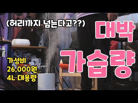 허리까지 올라오는 26,000원짜리 가습기라고? 가습기 추천 홈플래닛 초음파 가습기