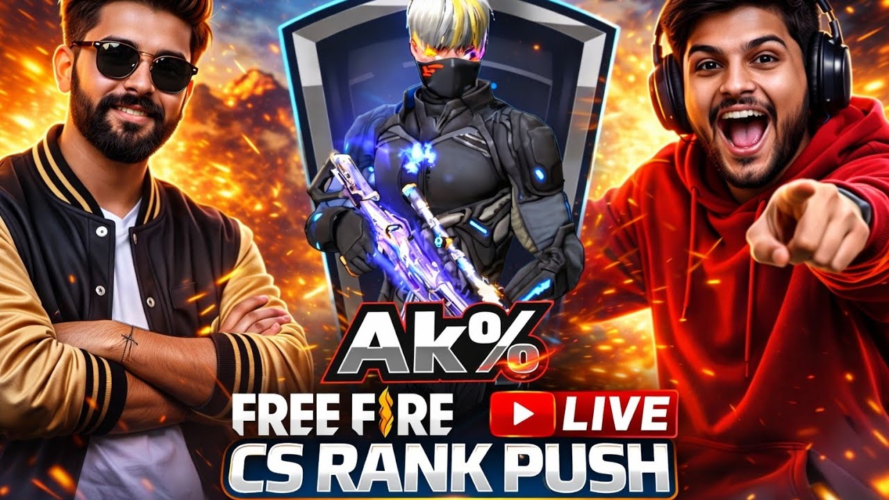 🔴 CS Rank Push LIVE | Road to Grandmaster | Free Fire #csrankpush # ...
