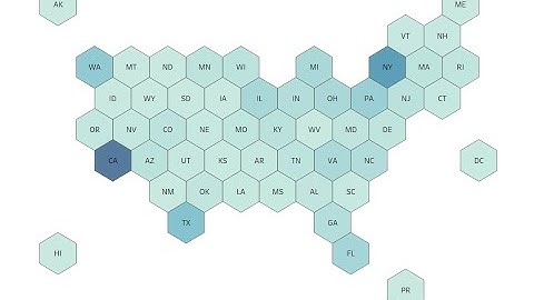 Hex Map Using Tableau