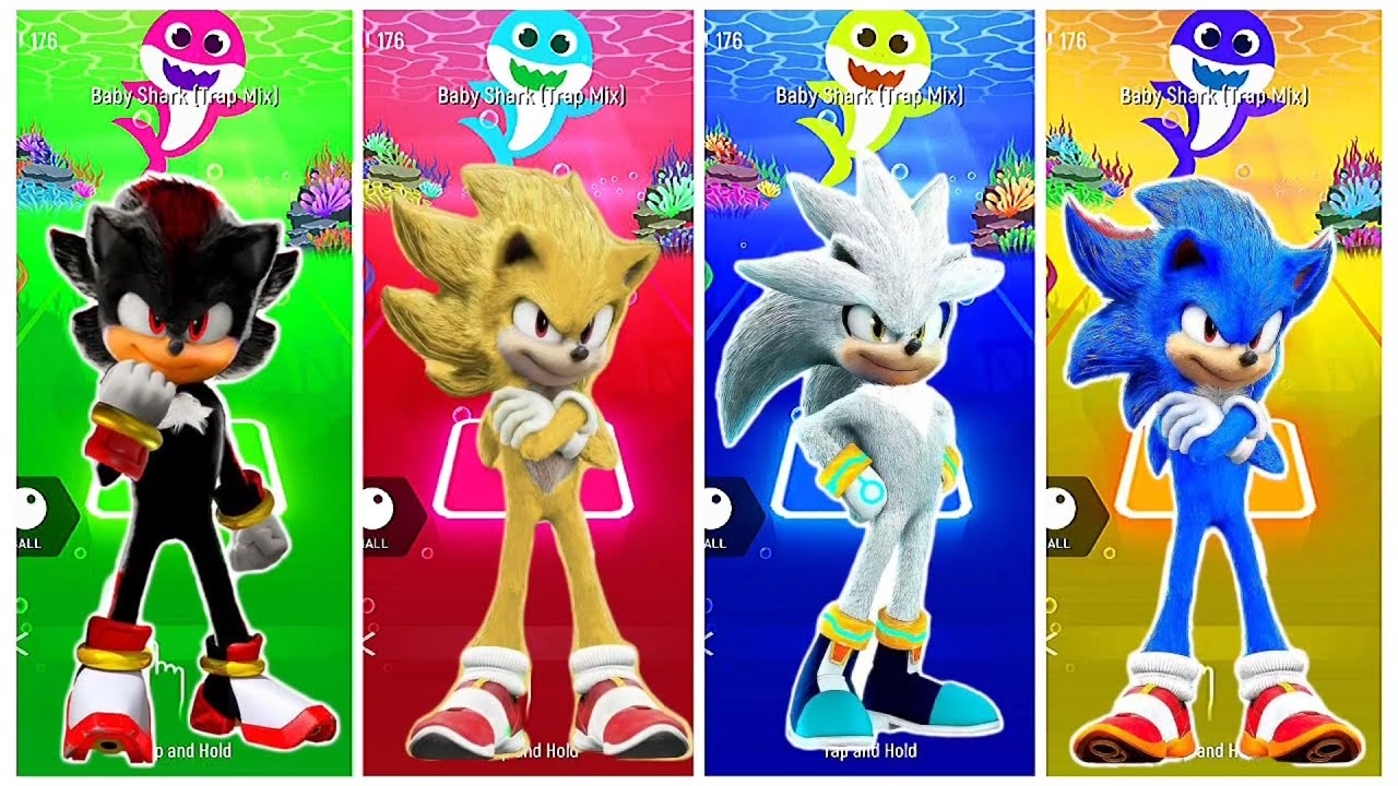 ⭐ Sonic All Characters - Coffin Dance Song (COVER) Tiles Hop EDM Rush