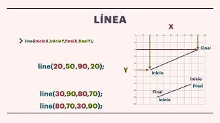 punto, línea y grosor en processing