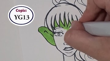 How to Colour Alien Skin Tones with Copic Markers - Part 2