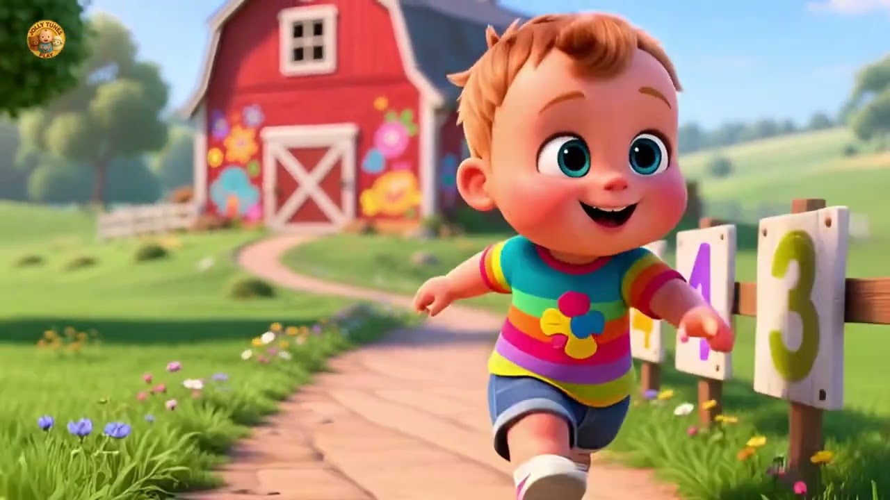 Little Farm Counting Boom 🚜 | Fun Learning & Play for Kids | Toddler Adventure Video