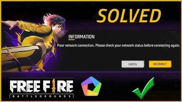 How To Fix Free Fire Network Connection Problem _ if you are experiencing connection problems |