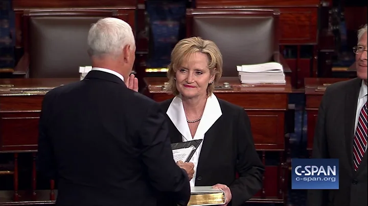 Cindy Hyde-Smith is sworn into the U.S. Senate by ...