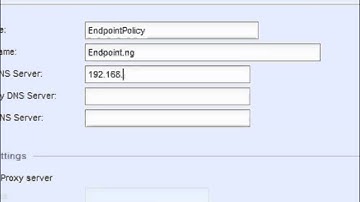 First Time Wizard Policy Server
