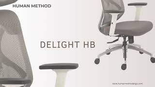 "Discover Supreme Comfort with Delight High Back Revolving Chair | Human Method Office Chairs"