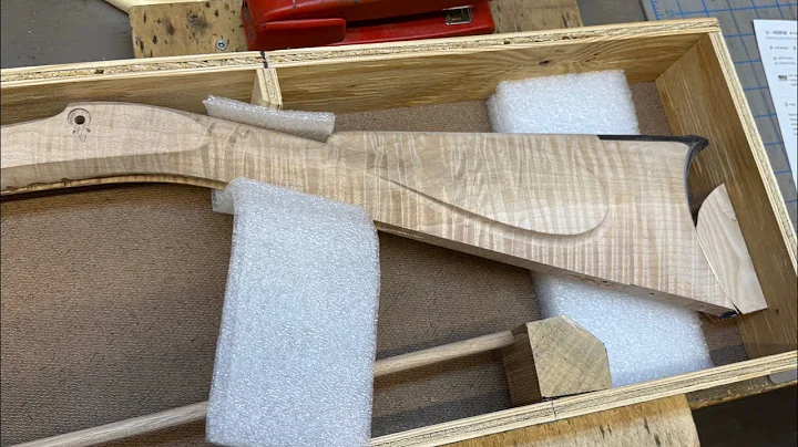 #1 -JK Hawken Kit Assembly: tang, hooked breech, barrel keys, percussion lock, set trigger/guard etc