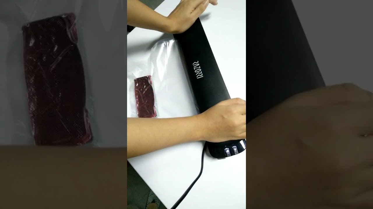 Razorri E1800C Portable Vacuum Sealer How to VAC&SEAL YouTube