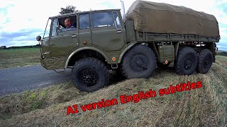 Truck Tatra 813 Kolos part 4 - first off-road experiences