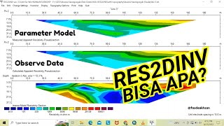 SOFTWARE RES2DINV (OLAH DATA GEOLISTRIK 2D) screenshot 5