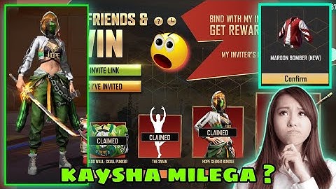 INVITE AND WIN EVENT FREE FIRE 🥳 ll HOW TO COMPLETE INVITE FRIENDS & WIN EVENT ll FF NEW EVENT ll