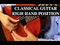 Eliteguitaristcom  the controversial right hand position  beginning  classical guitar technique