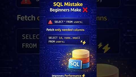 One SQL mistake most beginners make