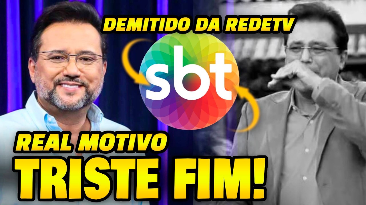 Demissão de Geraldo Luis da RedeTV! é confirmada e ele quebra o silêncio